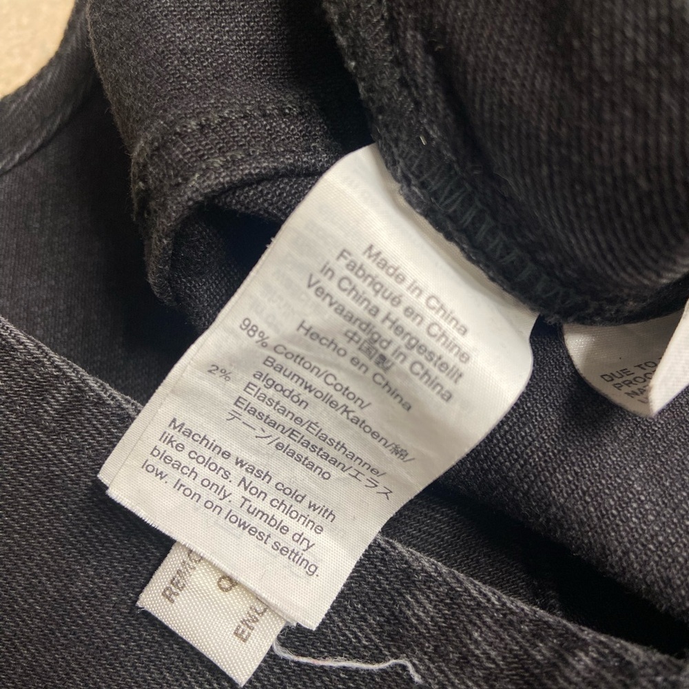 Madewell Womens Size small Skinny Black Lunar Wash Denim Overalls $148 - Picture 7 of 9